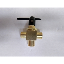 3-Way Valve with Aluminium Handle